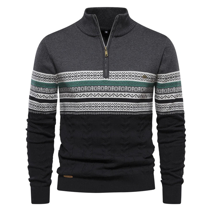 Finn - Premium Retro Patronen Sweater