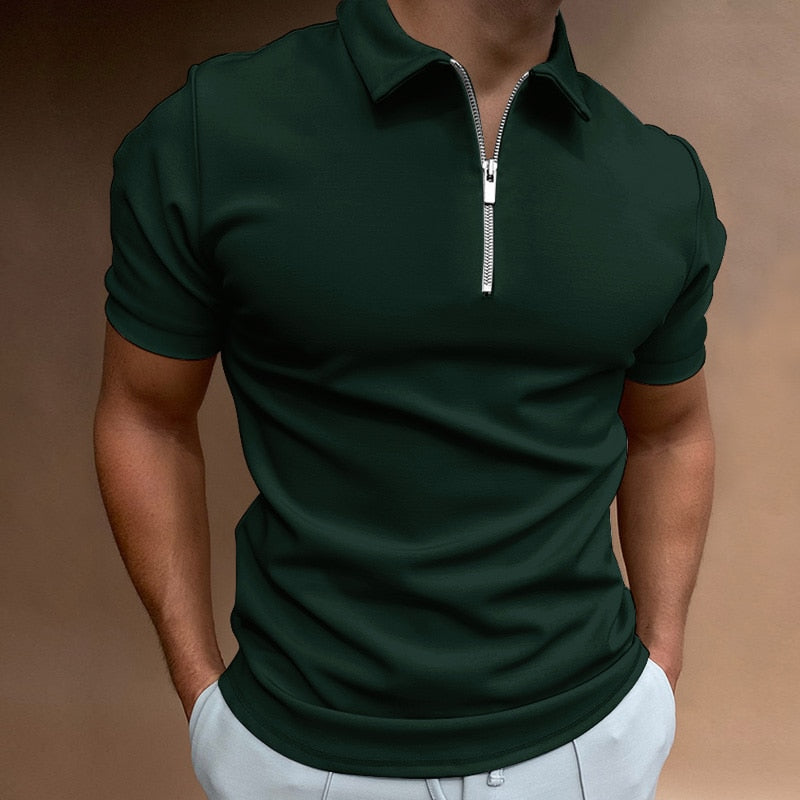 Diego Zip-Up Polo