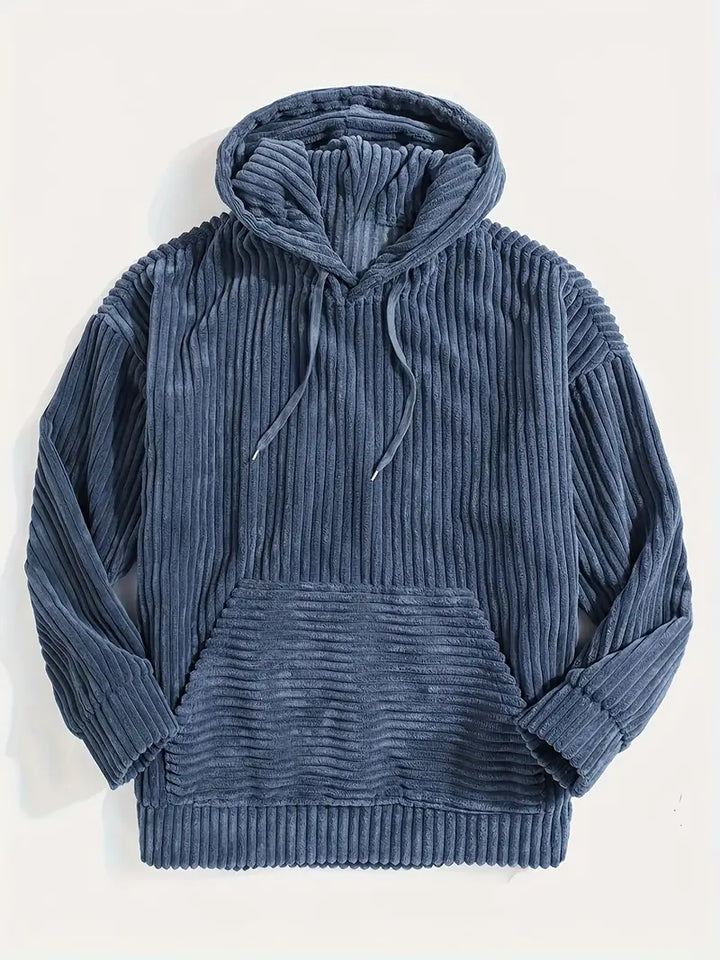 Urban Cord Hoodie - Pullover met Corduroy Kap