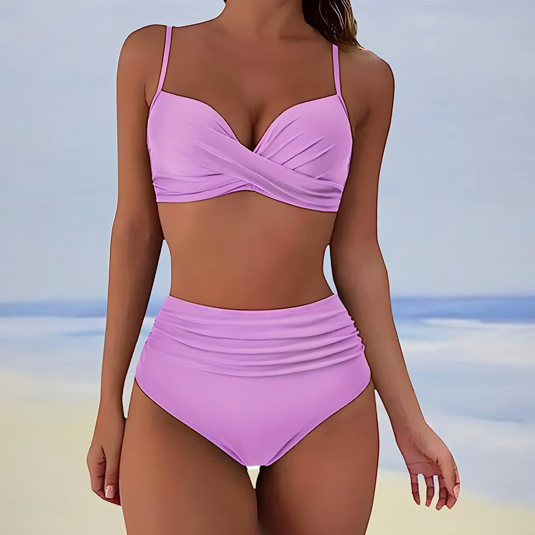 Isabelle - Elegante Bikini met Hoge Taille